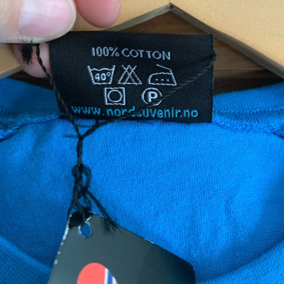 Lot of two Norway T-Shirts, Kids size 6-8, Brand New, with tags Trolls & Moose - Picture 4 of 8